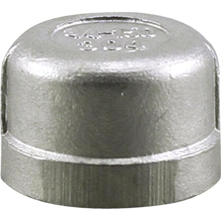Plumbeeze PLUMB-EEZE 1 In. FIP Stainless Steel Cap U2-SSCA-10